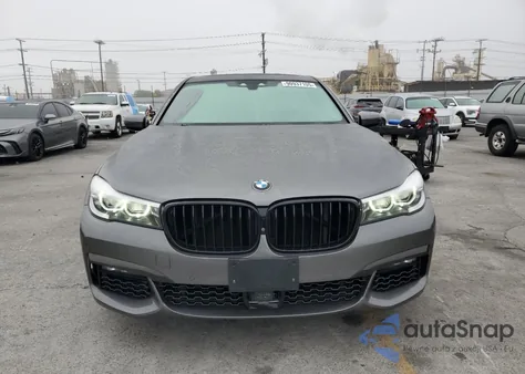 2017 BMW 740 I из США, поврежденный, VIN WBA7E2C54HG740072